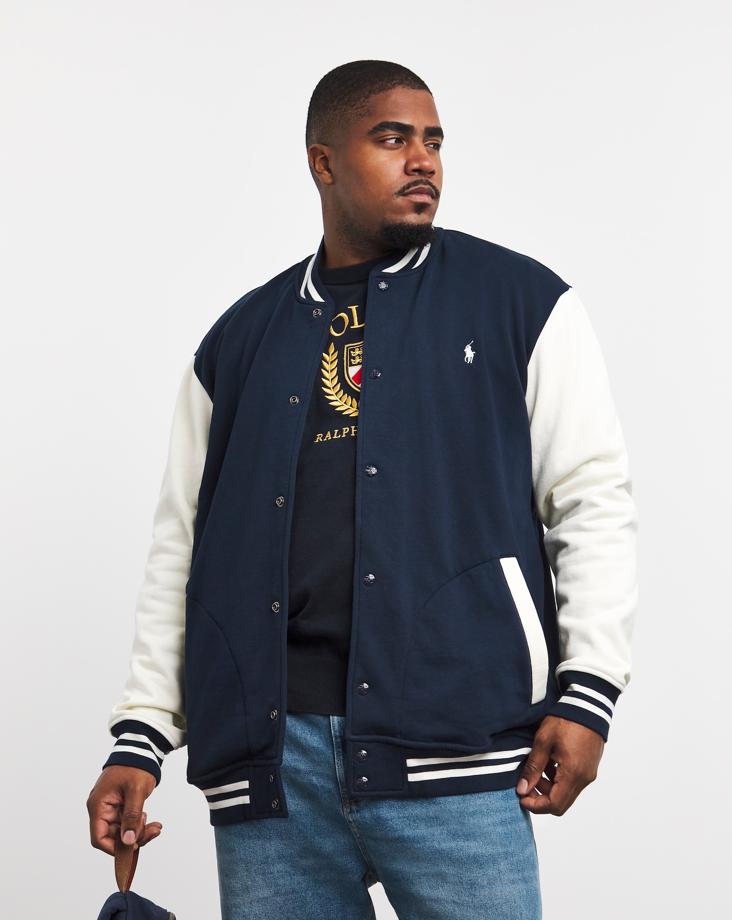 Polo ralph lauren discount men's varsity jacket